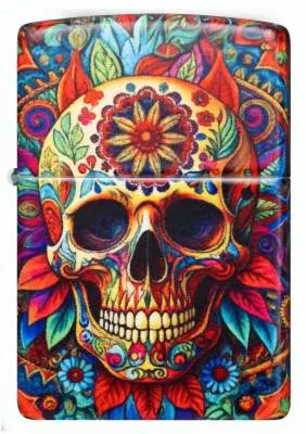 Produktbild: Zippo 60007846 Colorful Skull 540 Color Frontansicht