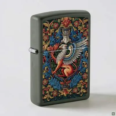 Produktbild: Zippo 60007851 Green Matte Mythical Creature Szene