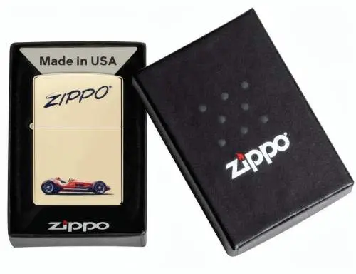 Produktbild: Zippo 60007858 Retro Racing Car Roadster Champagne Verpackung