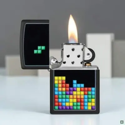 Produktbild: Zippo 60007861 Block-Spiel Game Black Matte Color Image Szene