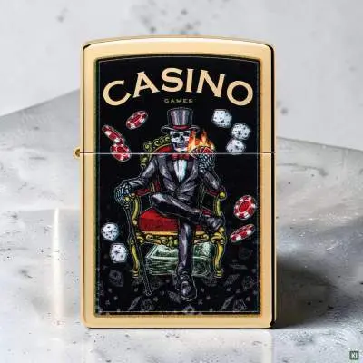 Produktbild: Zippo 60007862 Casino Games Szene