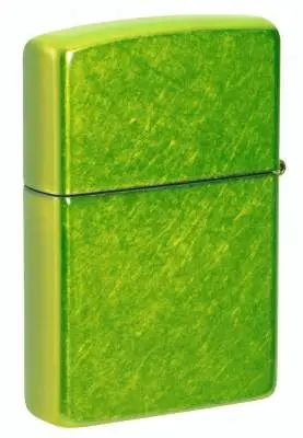 Produktbild: Zippo 60007864 Irish Skull Lurid mit grünem Totenkopf Rückseite
