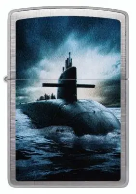 Produktbild: Zippo 60007867 Submarine U-Boot Linen Weave Color Image Frontansicht