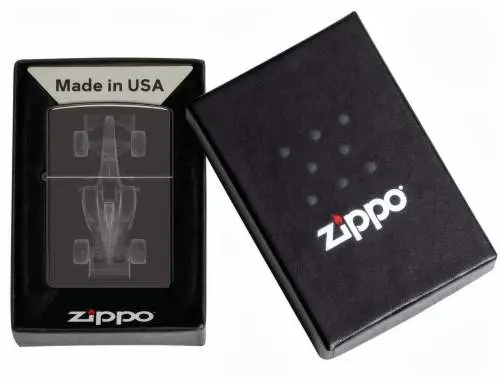 Produktbild: Zippo 60007912 Racecar Röntgenbild Rennwagen High Polish Black Photo Image Verpackung