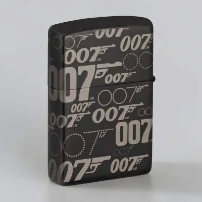 Produktbild: Zippo 60007939 High Polished Black 007 Gun Logo Szene