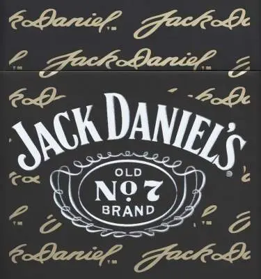 Produktbild: Zippo 60007940 Black Matte Jack Daniel’s Old No. 7 Frontausschnitt