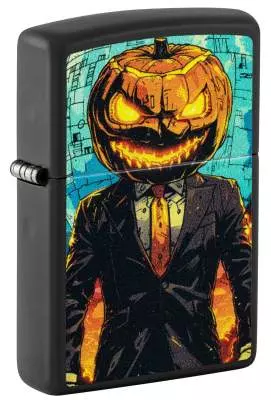 Produktbild: Zippo Mister Pumpkin schwarz matt Feuerzeug