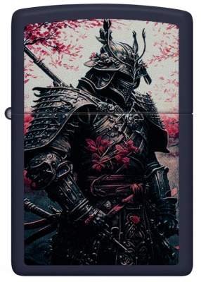 Produktbild: Zippo Samurai Warrior in Navy Blue vorne