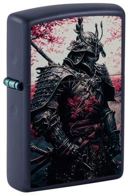 Produktbild: Zippo Samurai Warrior in Navy Blue Feuerzeug