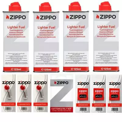 Produktbild: Zippo Set 5 Feuerzeugbenzin 4 x 125ml