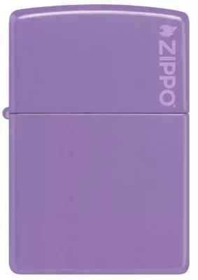Produktbild: Zippo Smoky Lavender Logo Color Druck Feuerzeug vorne