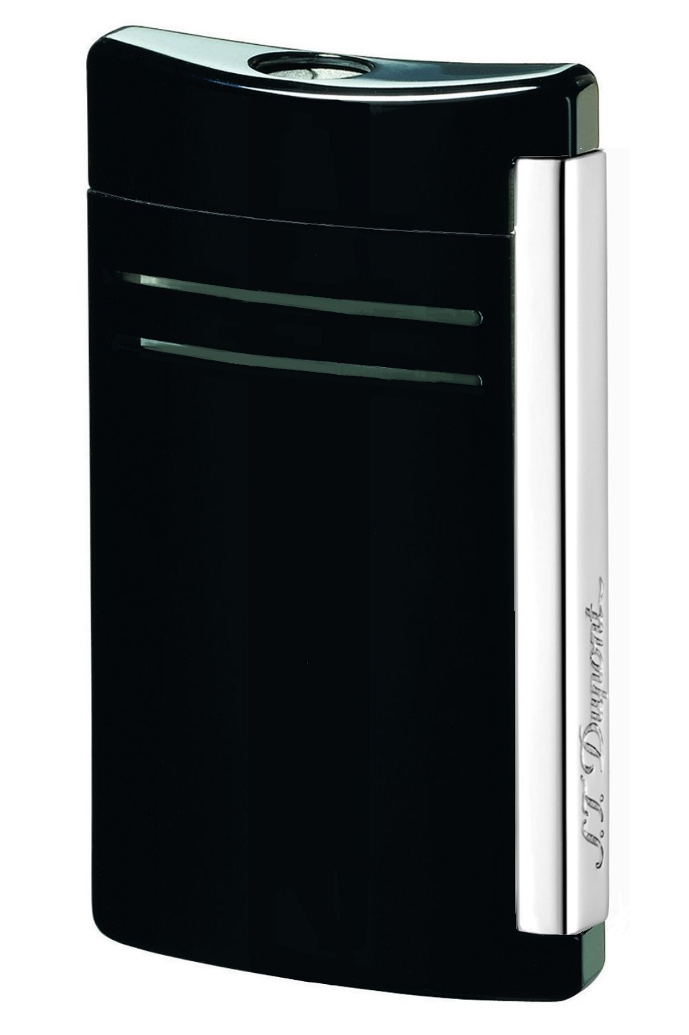 S.T Dupont Feuerzeug MaxiJet schwarz glänzend mit Jetflamme Set Gas