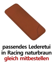 Lederetui Racing Naturbraun gleich mitbestellen