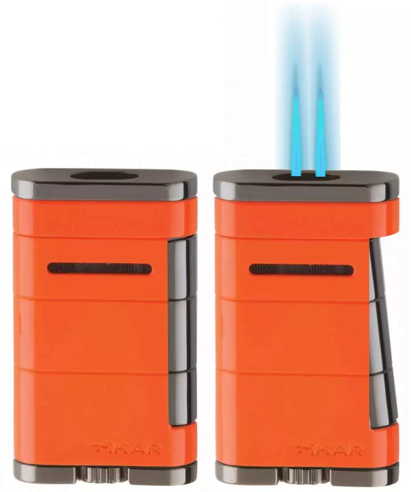 Xikar Allume Double Feuerzeug orange 1533or