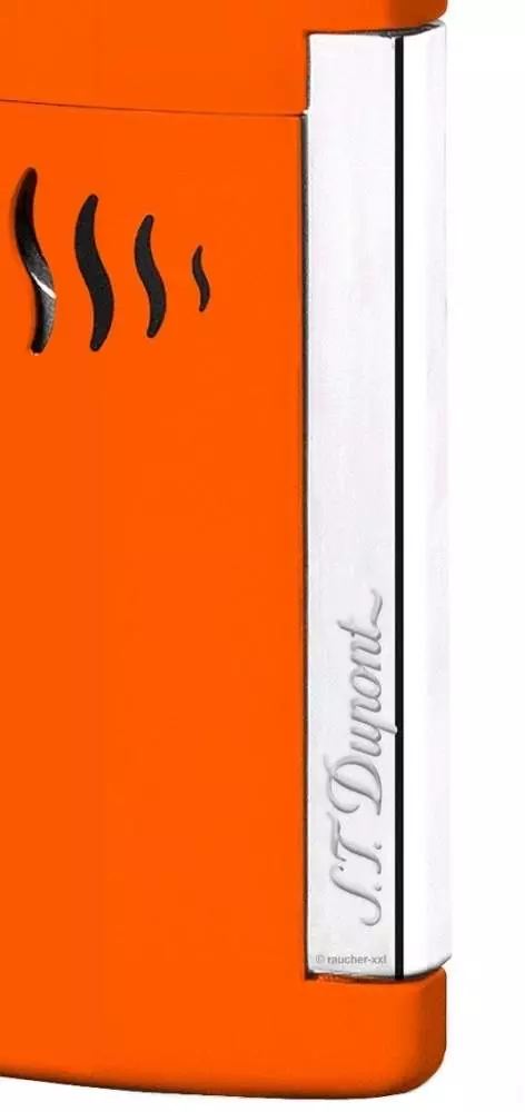 S.T. Dupont Feuerzeug MiniJet -2Jet-Flamme Korallen orange