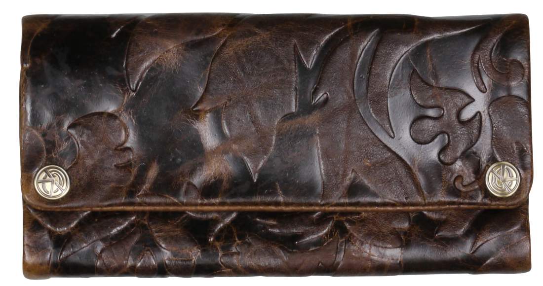 Produktbild: Kavatza Lady Leder geprägt Tabaktasche Drehertasche Tabakbeutel