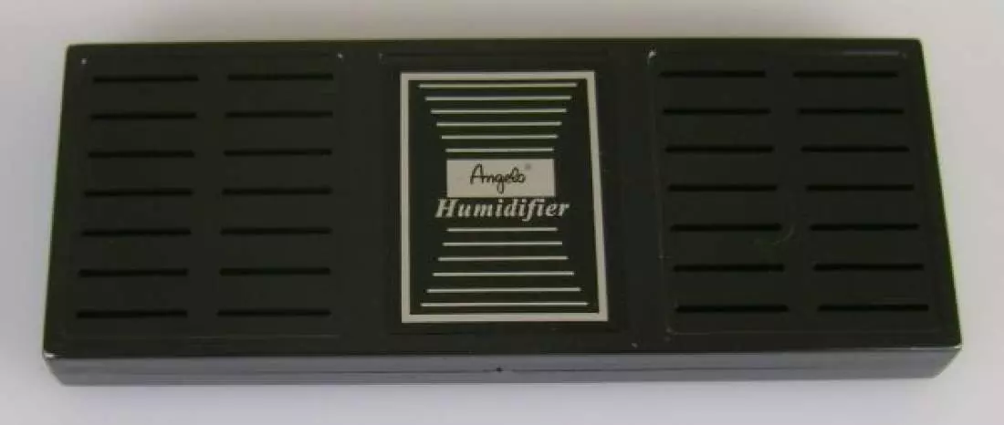 Produktbild: Angelo Humidor 3 Sichtfenster rotbraun Befeuchter
