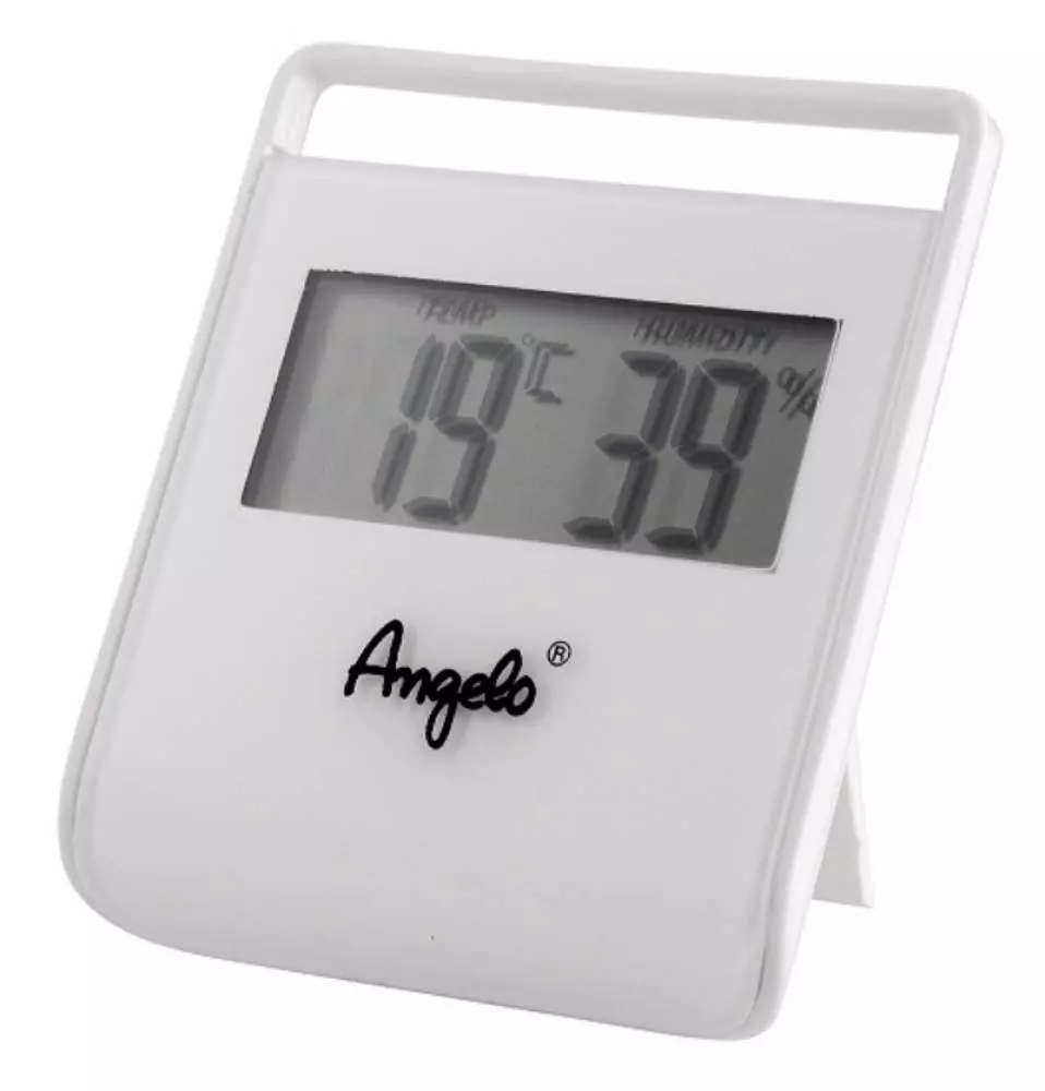 Angelo Digital Hygrometer Thermometer weiß