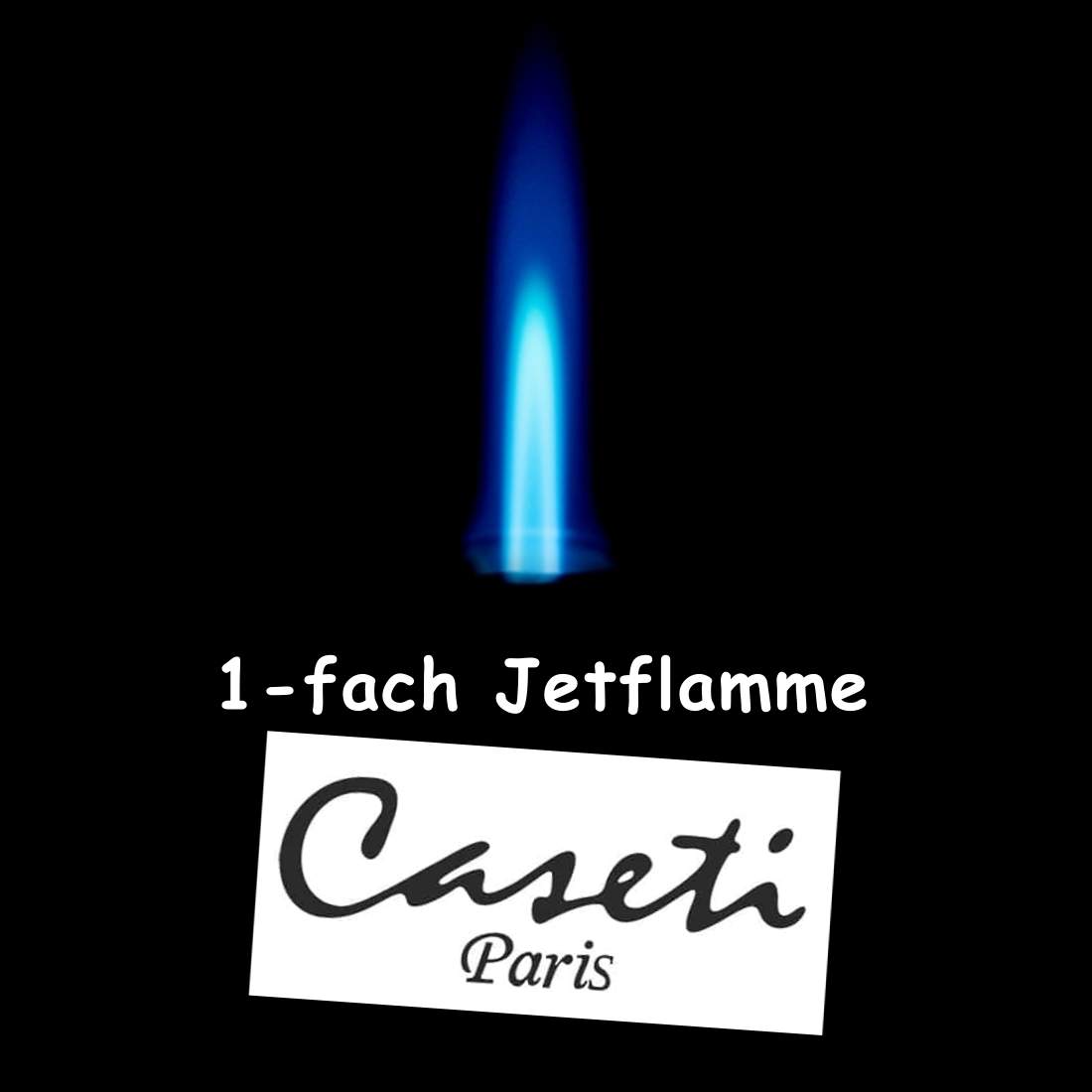 Produktbild: Caseti Paris Feuerzeug 1-fach Jetflamm