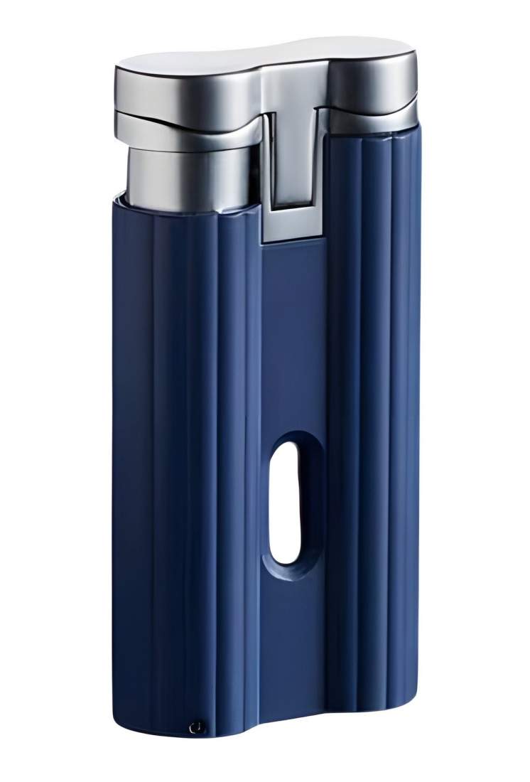 Produktbild: Caseti Paris Jet Feuerzeug dunkelblau matt 281102 hinten