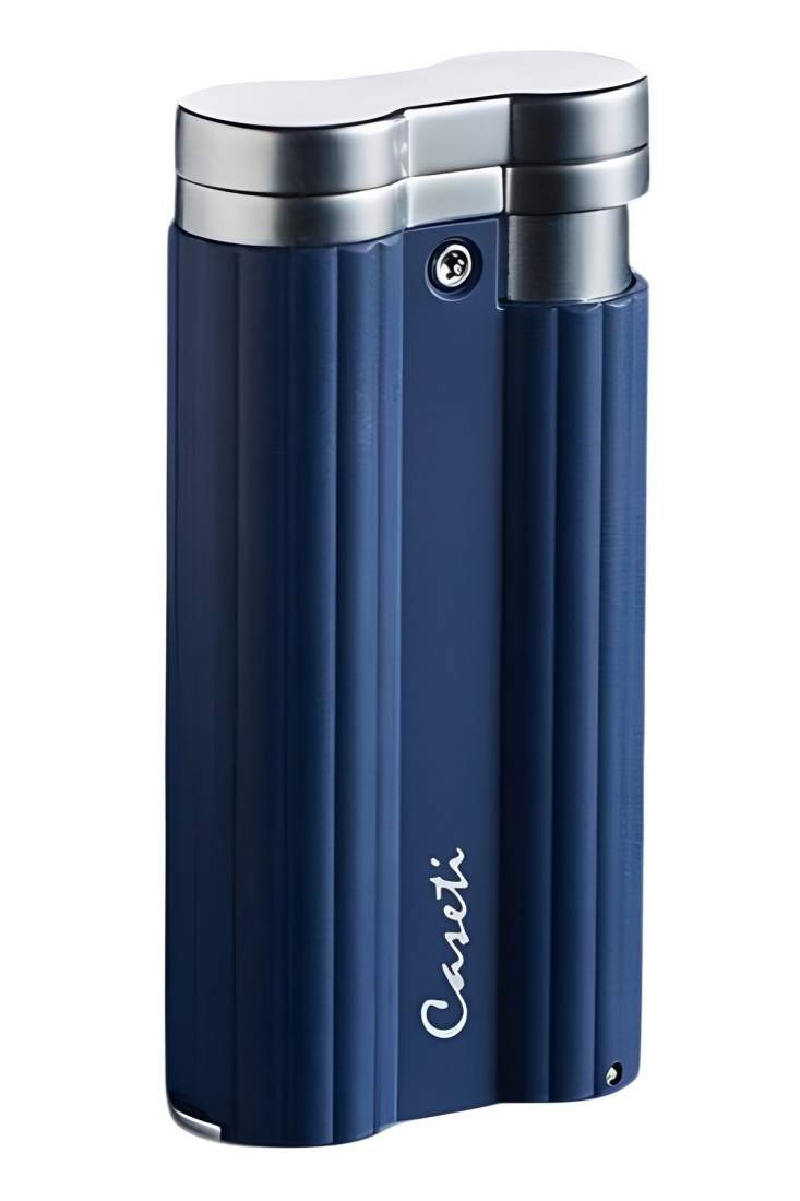 Produktbild: Caseti Paris Jet Feuerzeug dunkelblau matt 281102 vorne