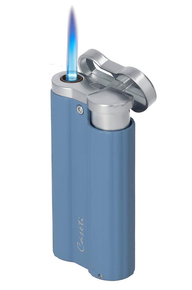 Produktbild: Caseti Paris Jet Feuerzeug petrol-blau matt 281103 Flamme