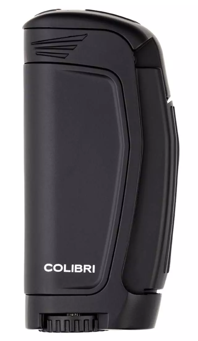Produktbild: Colibri E3 schwarz Feuerzeug vorne