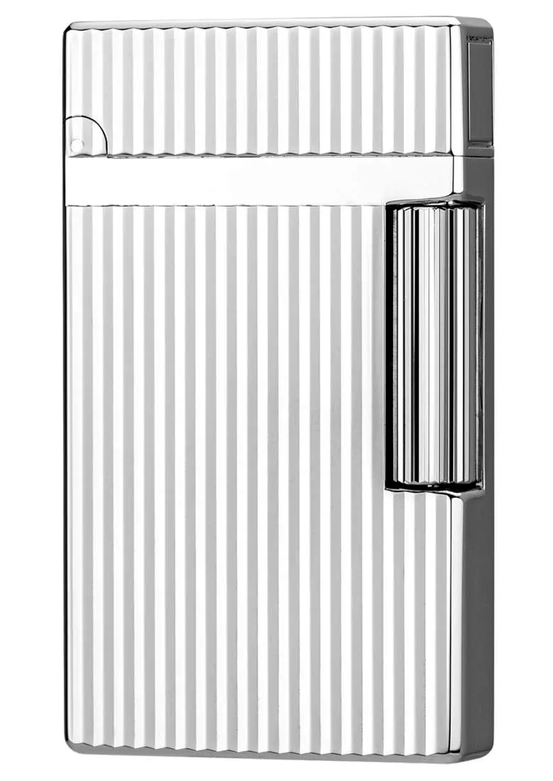 Artikelbild: IM Corona Double Corona 69-3339 Chrom Streifen Zigarrenfeuerzeug Produktbild: IM Corona Double Corona 69-3339 Chrom Streifen Zigarrenfeuerzeug