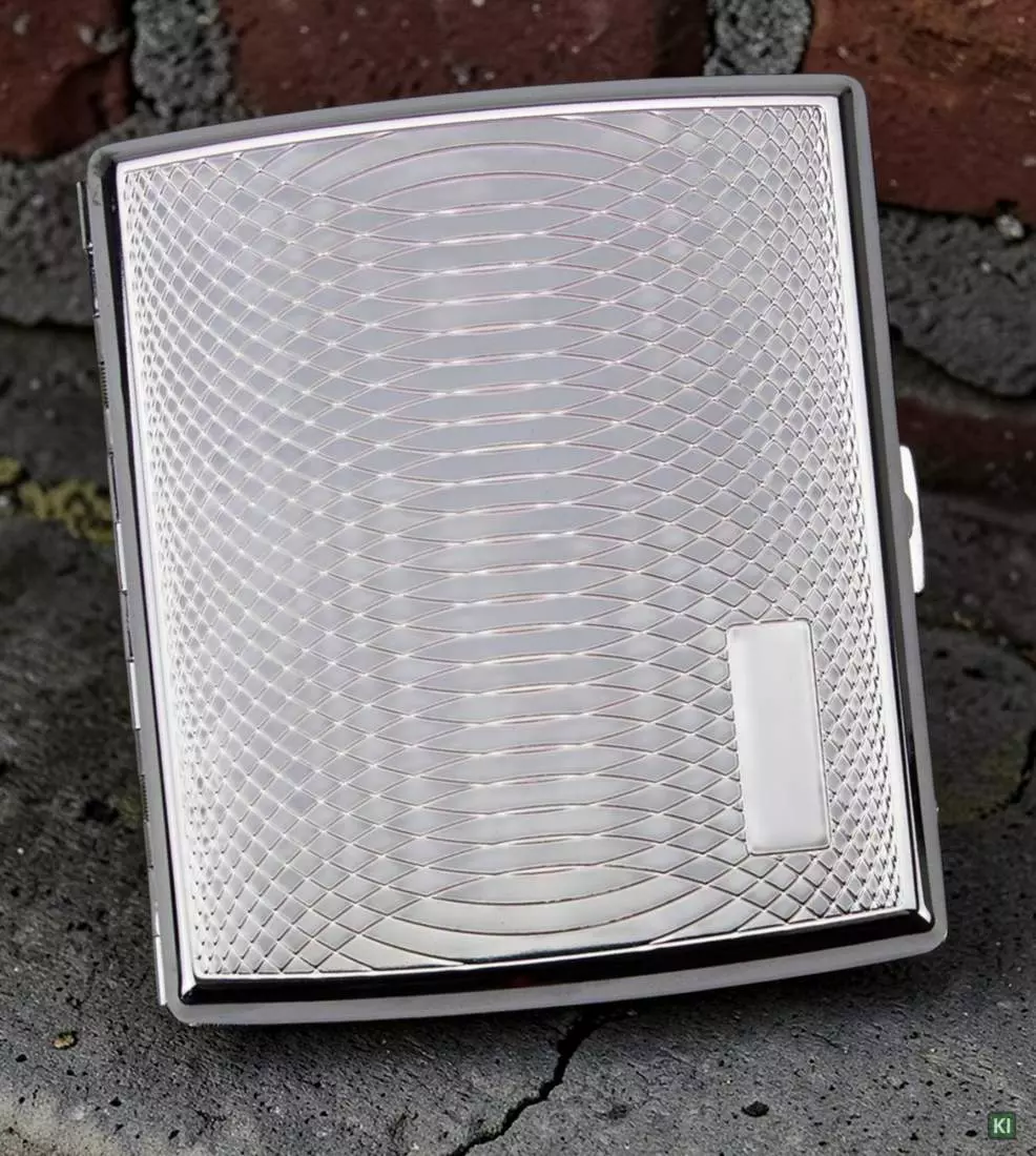 Produktbild: Zigarettenetui Jean Claude Nickel Bögen 20er stehend