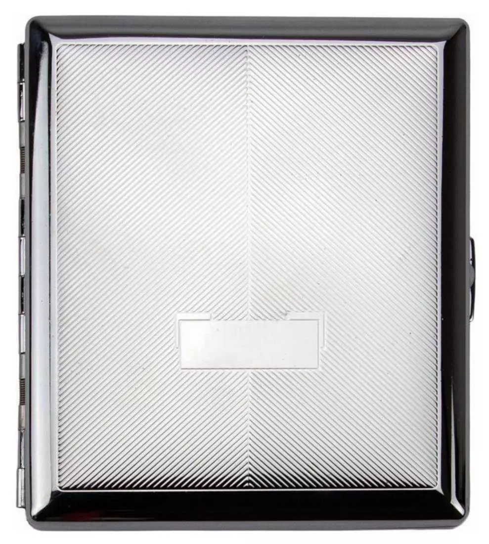 Produktbild: Zigarettenetui Jean Claude Nickel diagonale Linien 20er