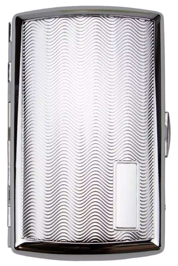 Produktbild: Zigarettenetui Jean Claude Metall Wellendesign 10er