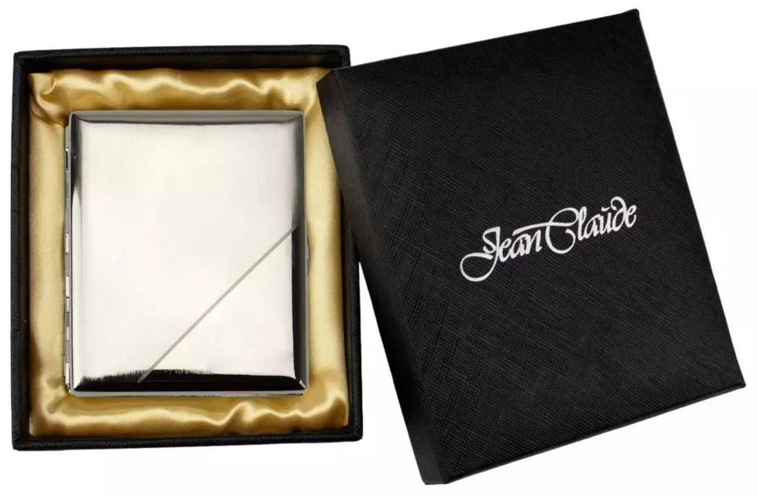 Produktbild: Zigarettenetui Jean Claude Nickel mit Ecke 20er Verpackung