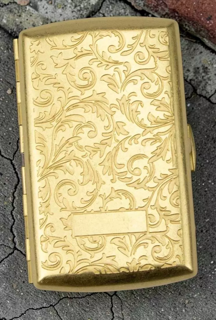 Produktbild: Zigarettenetui Jean Claude Venetian gold antik 10er stehend