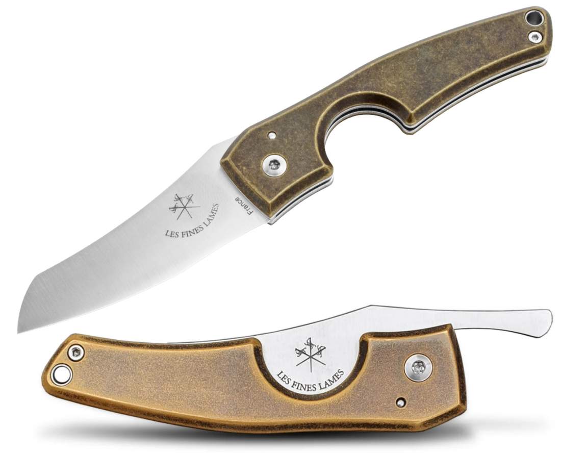 Produktbild: Fines Lames Le Petit Brass Antique Zigarrenmesser