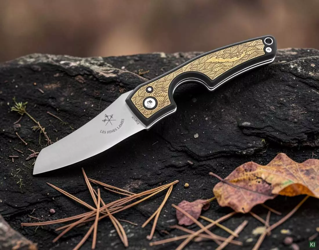 Produktbild: Fines Lames Le Petit Brass Leaves II Waldszene