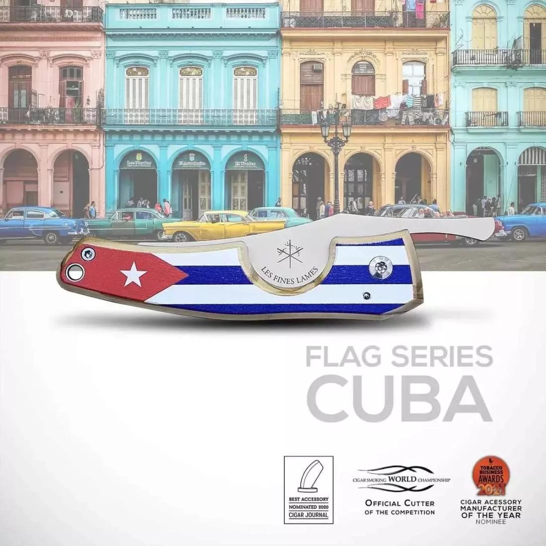 Produktbild: Fines Lames Le Petit Flag Cuba Light Banner