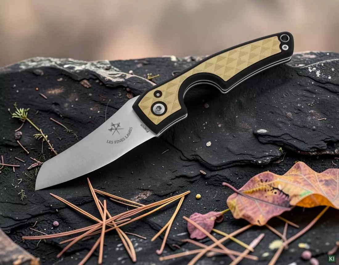 Produktbild: Fines Lames Le Petit Gold Leaves Waldszene