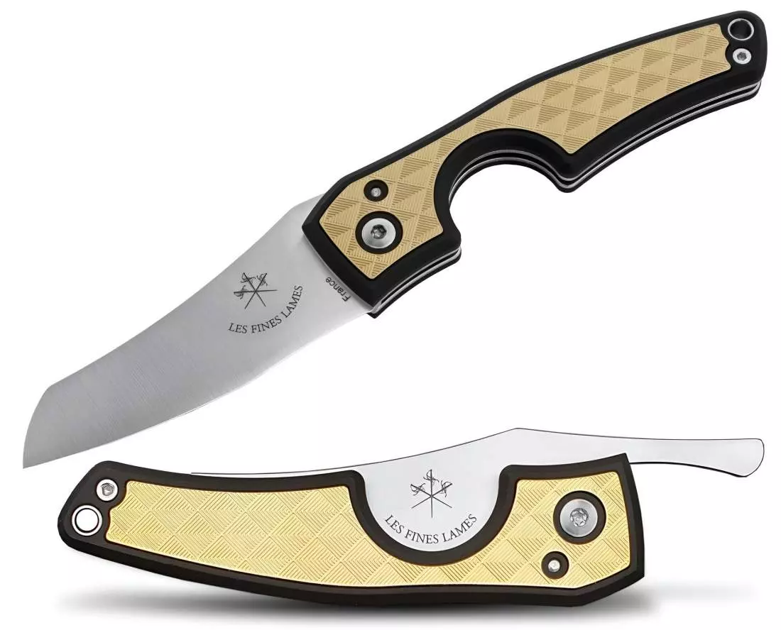 Produktbild: Fines Lames Le Petit Gold Leaves Zigarrenmesser