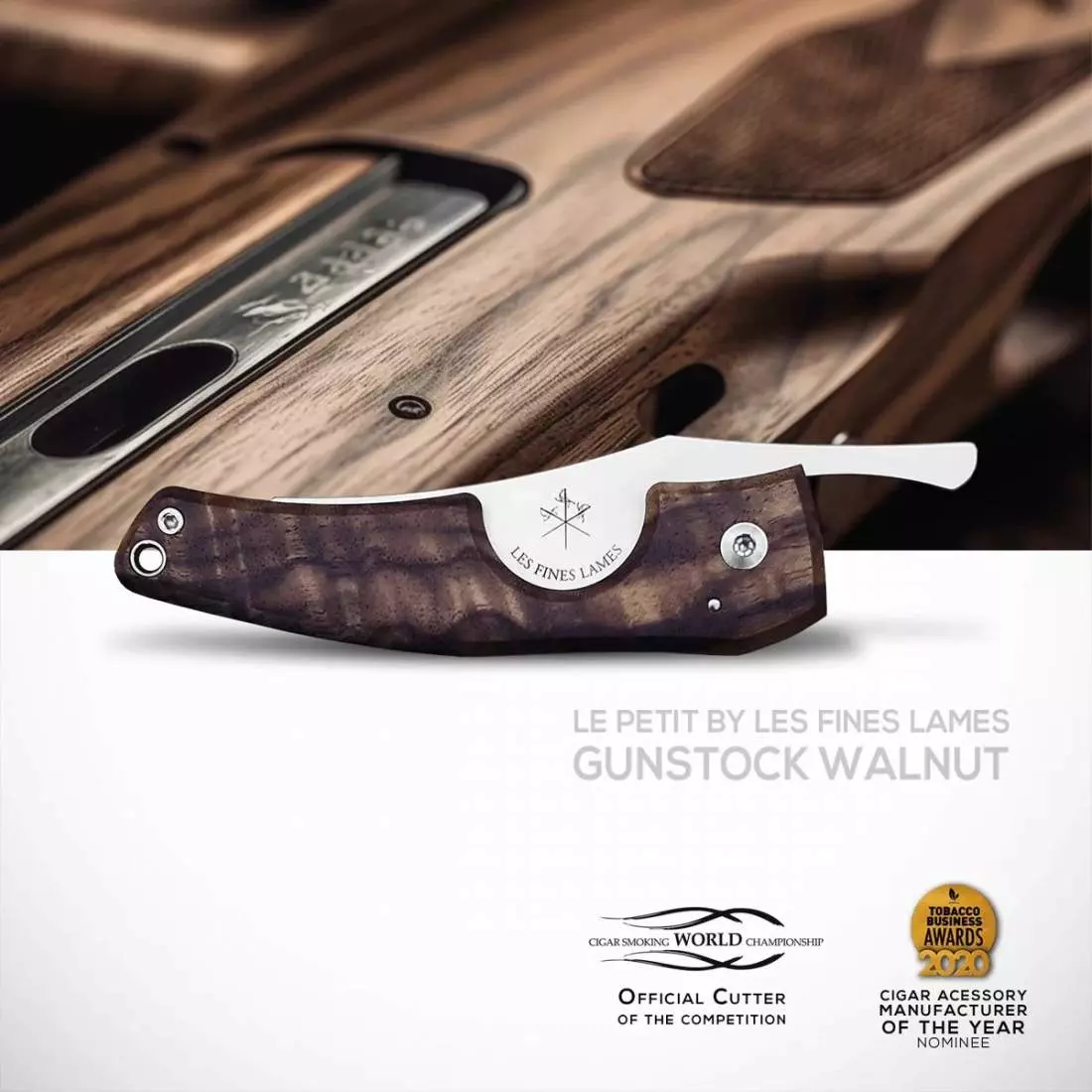 Produktbild: Fines Lames Le Petit Walnut Wood Banner