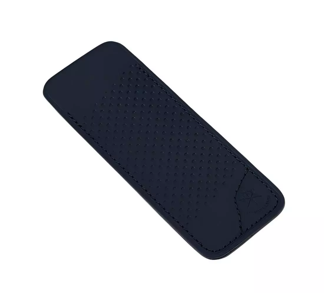 Produktbild: Les Fines Lames Lederetui Sheath Petrol Blue Racing Draufsicht