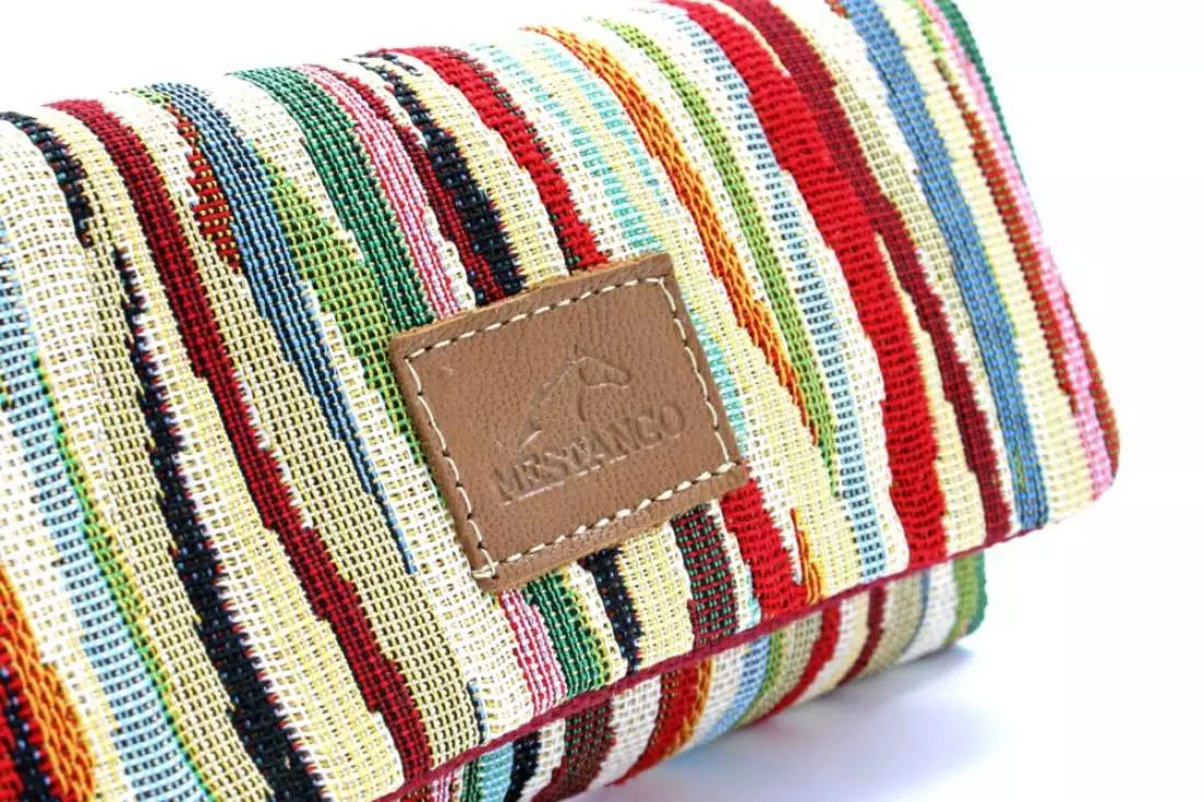 Produktbild: Mestango Stoff bunt Abstract Tabaktasche Drehertasche Tabakbeutel