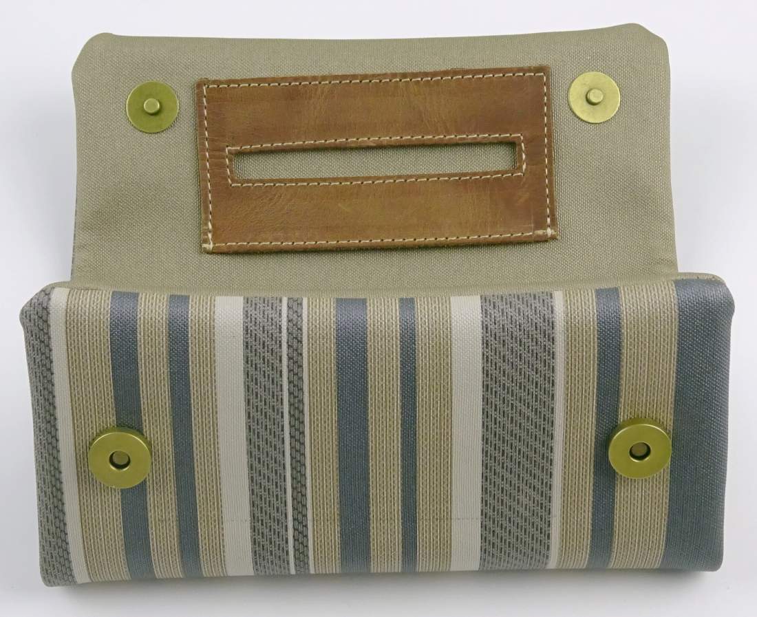 Produktbild: Mestango Yacht beige grau 1009-2 Tabaktasche Drehertasche Tabakbeutel