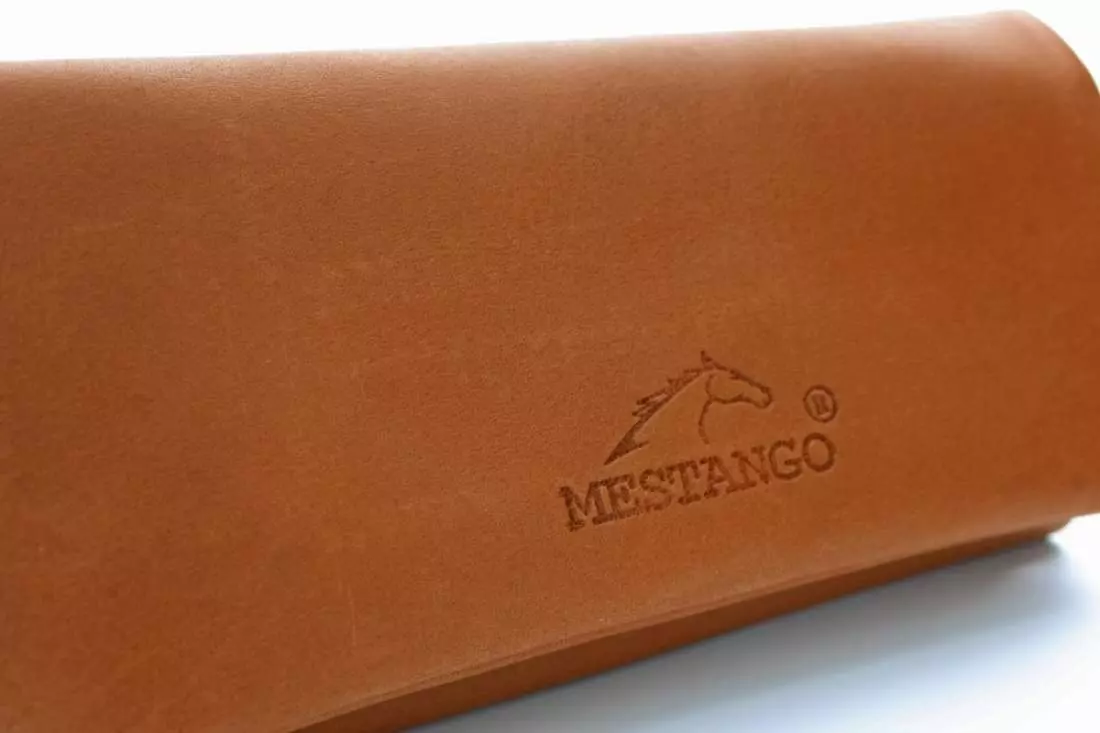 Produktbild: Mestango Kalbsleder hellbraun Überschlag