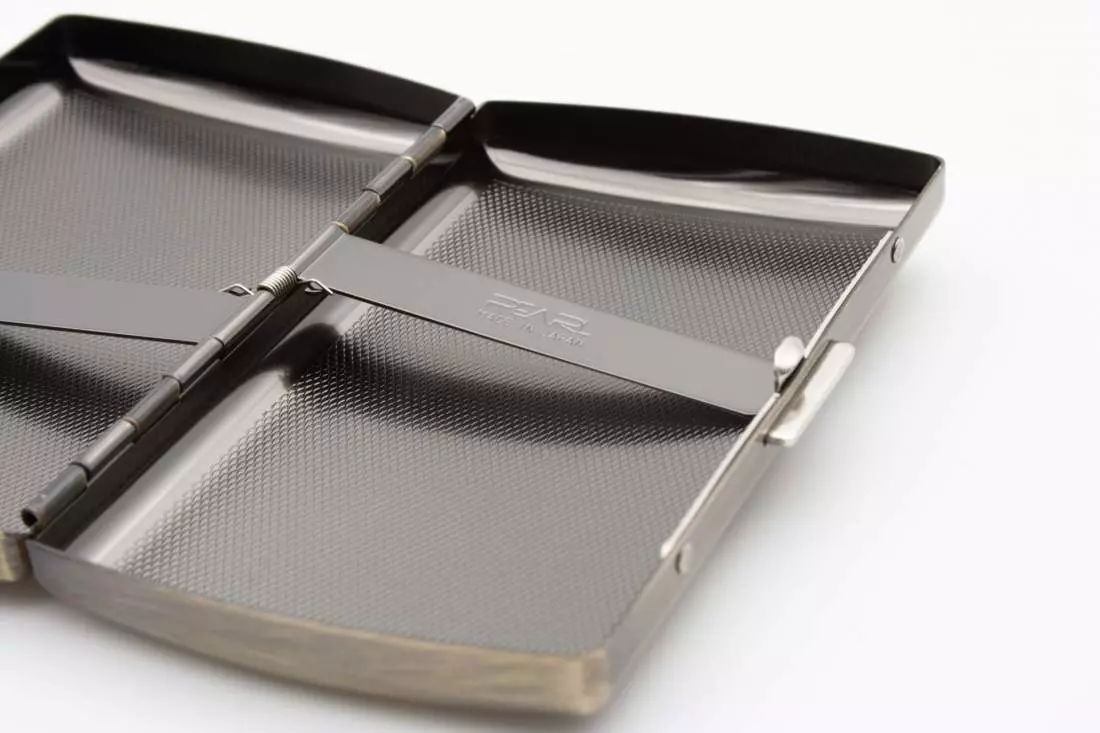 Produktbild: Zigarettenetui Pearl Metall Messingfarben 12er Bügel