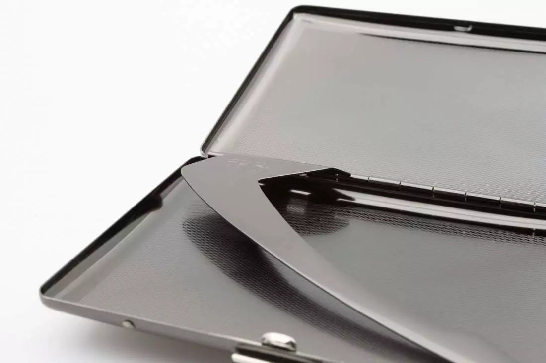 Produktbild: Zigarettenetui Pearl Metall silberfarben 9er Bügel