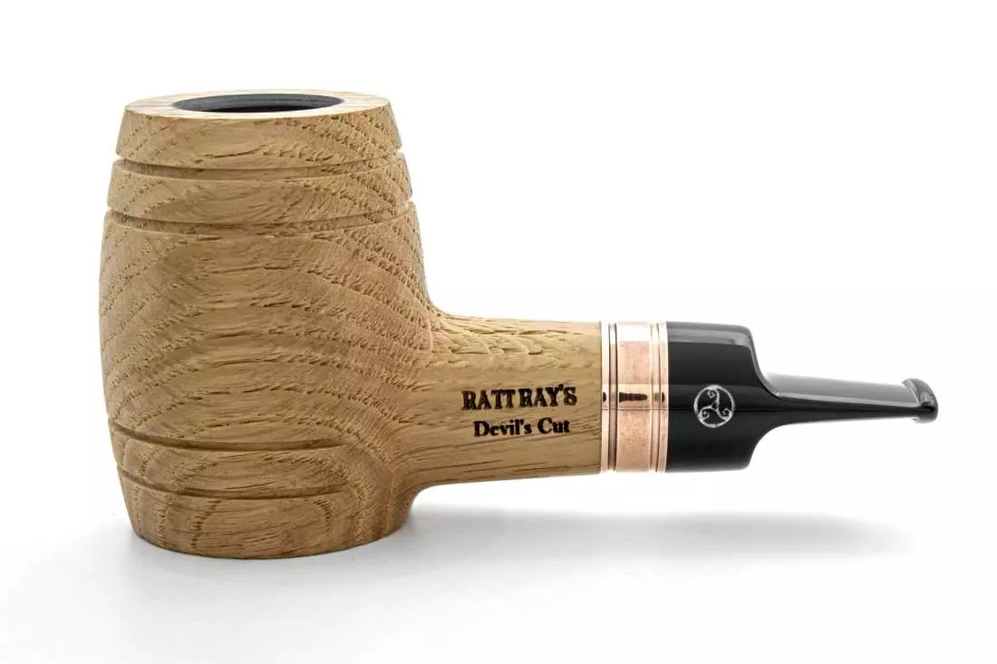 Produktbild: Rattray’s Devil's Cut G Oak Smooth Pfeife seitlich
