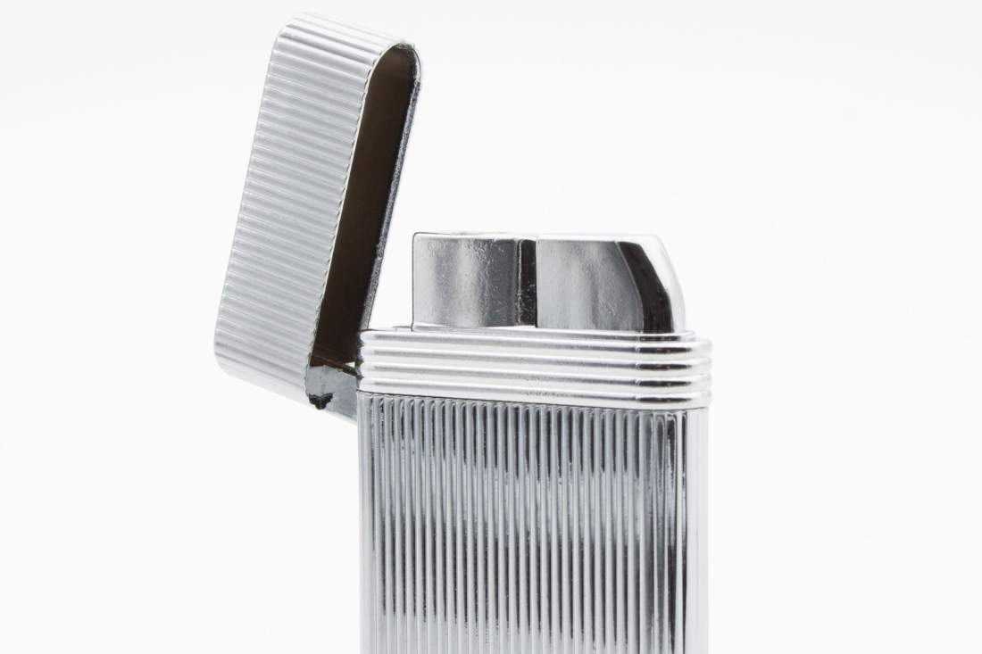 Produktbild: Rattray's Regent Chrome Feuerzeug offen