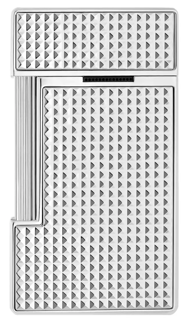 Produktbild: S.T. Dupont Slimmy Feuerzeug chrom Diamond Flamme hinten