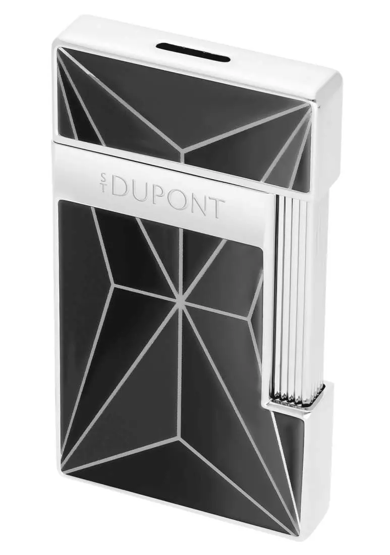 Produktbild: S.T. Dupont Slimmy Fire X Feuerzeug schwarz chrom