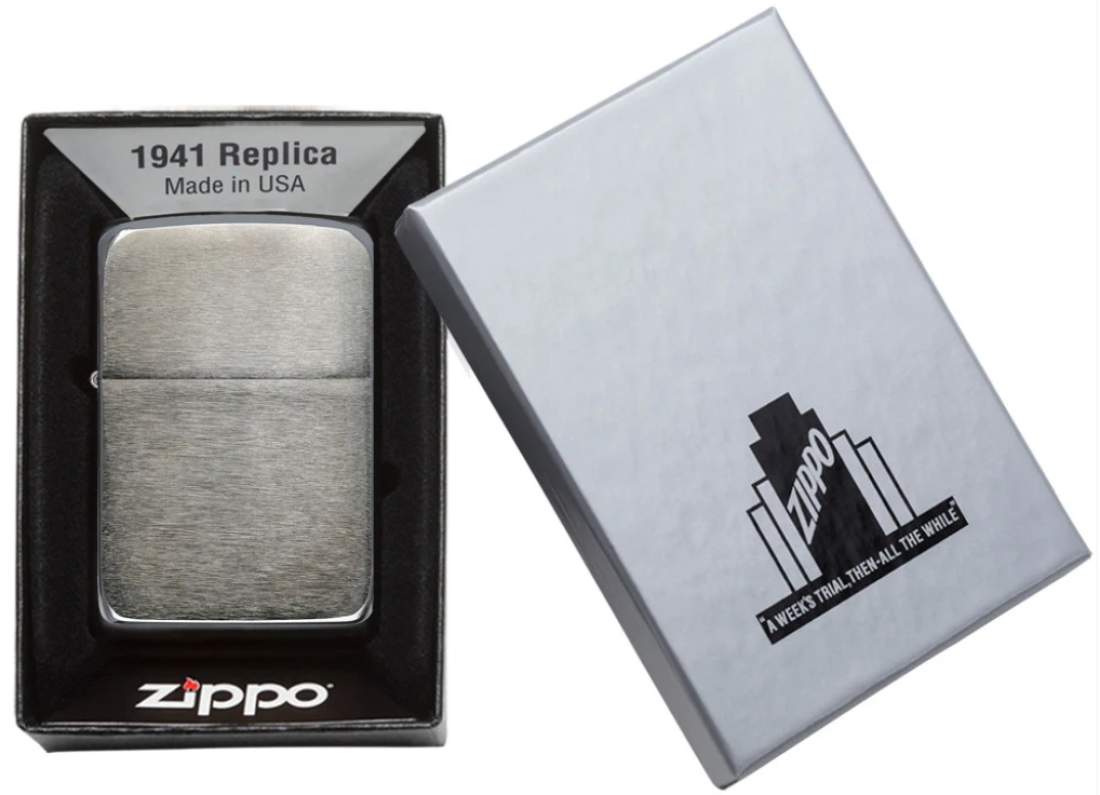 Produktbild: Zippo Black Ice Replica 1941 Feuerzeug Verpackung